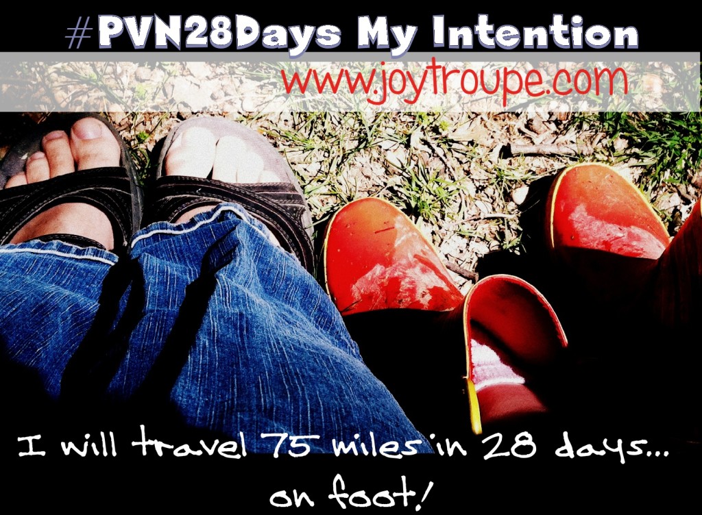 My Prevention 28 day challenge intention