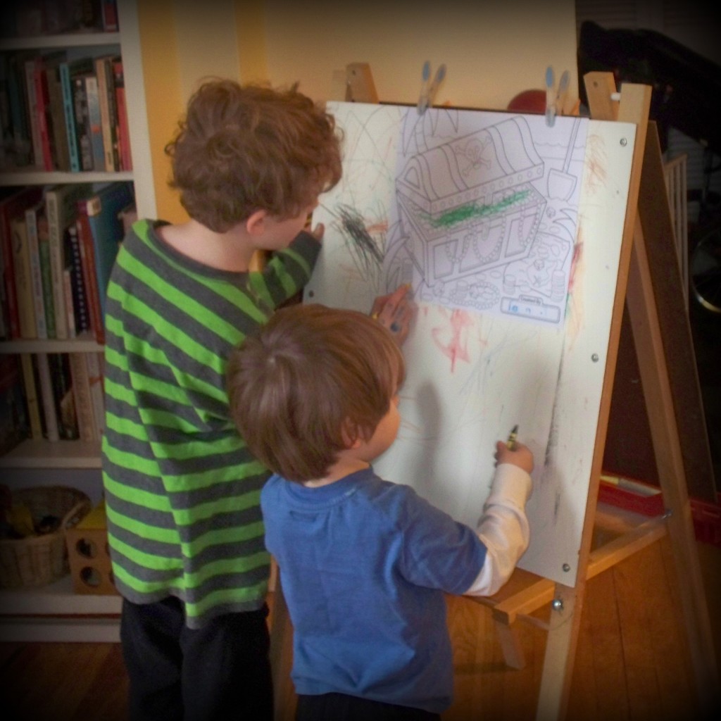 Brothers at the Easel 12/2013